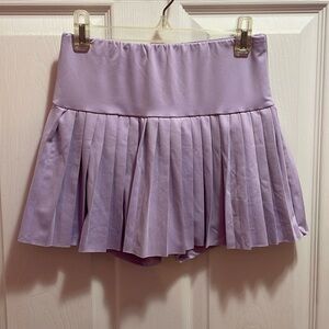 Shein Purple Pleated Golf Skirt w/ built in shorts
